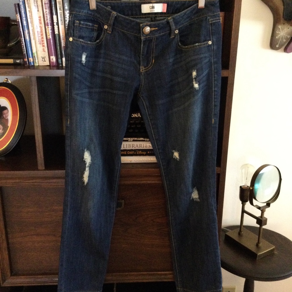 CAbi Factory Distressed Jeans